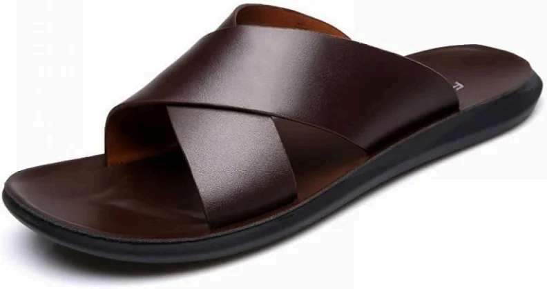 Men's leather chappals